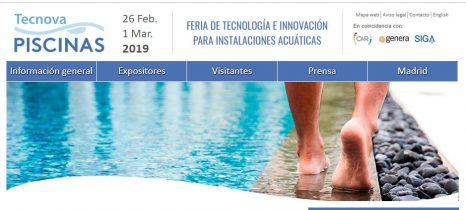 Feria Tecnova piscinas Constructora Lopez Domenech. Ferias para la Construcción