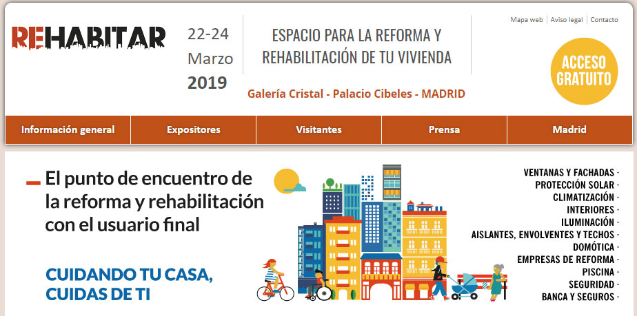 Feria Rehabilitar Constructora Lopez Domenech. Ferias para la Construcción