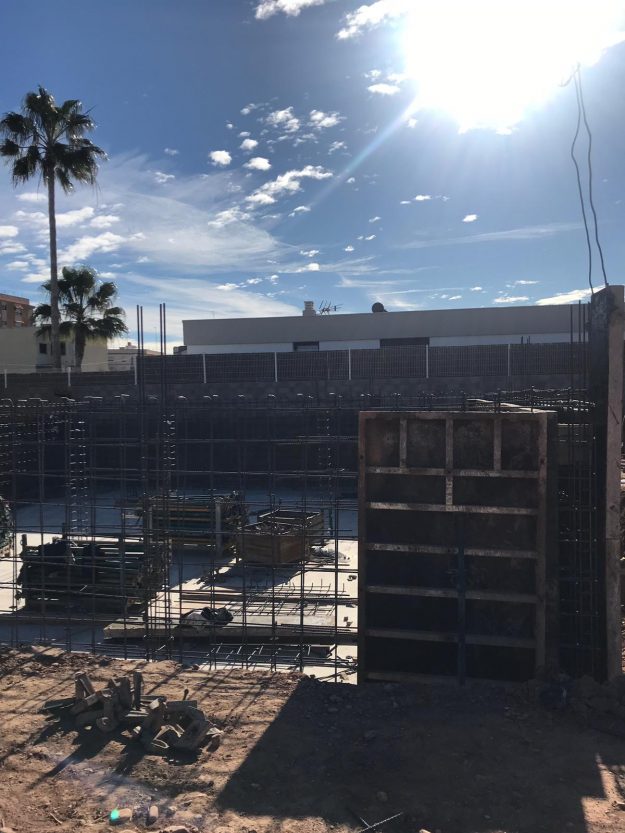 Estructura unifamiliar Burriana. Constructora Lopez Domenech. Castellón.