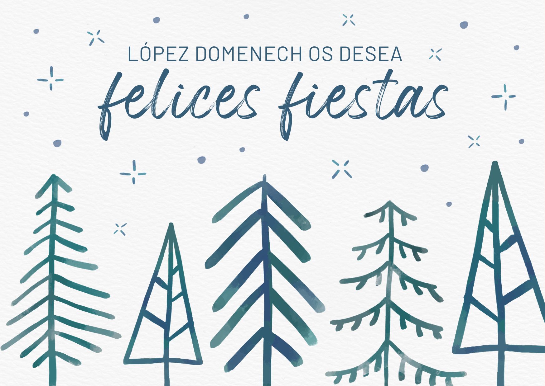 Tarjeta Lopez Domenech 1